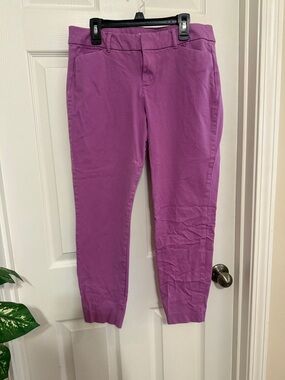 Old Navy Pixie Ankle Pants in Purple